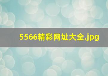 5566精彩网址大全