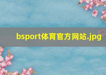 bsport体育官方网站