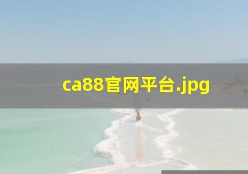 ca88官网平台