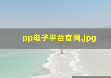 pp电子平台官网