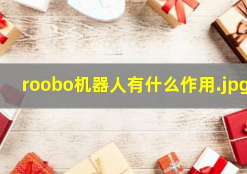 roobo机器人有什么作用